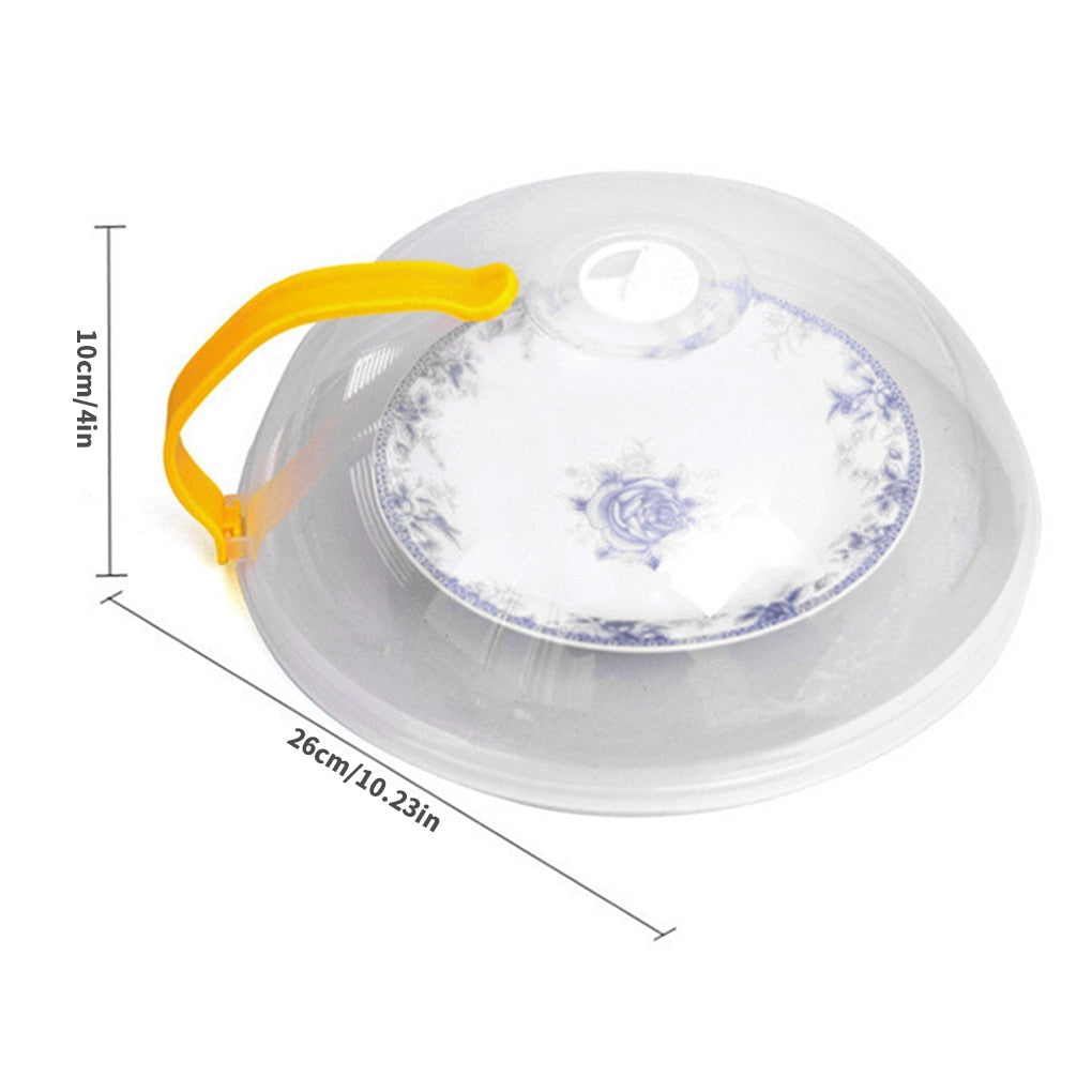 Transparent Microwave Splash Guard Cover 26cm by HitMyNeed
