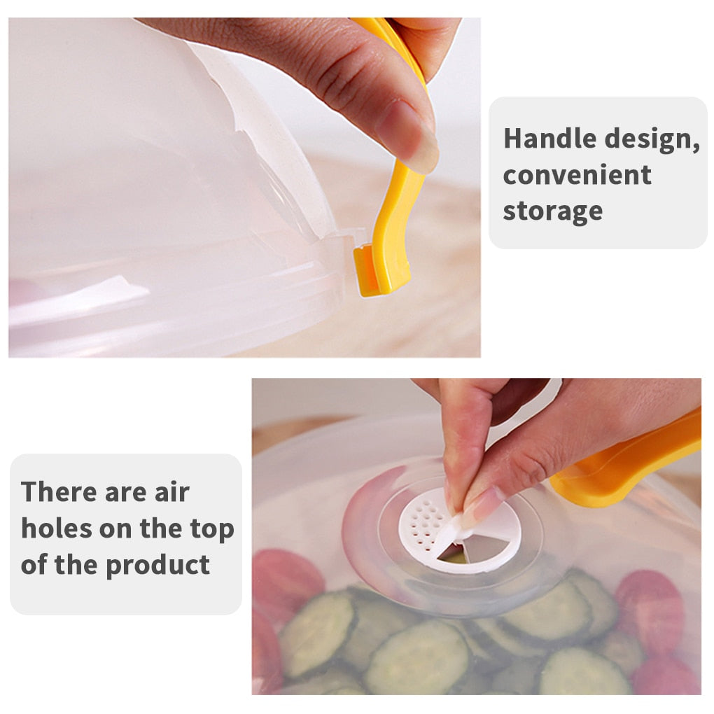 Transparent Microwave Splash Guard Cover 26cm by HitMyNeed