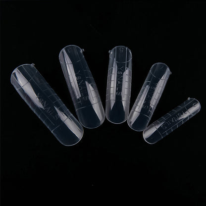 Transparent Nail Art Stencil Tips Set (312 pcs) by HitMyNeed