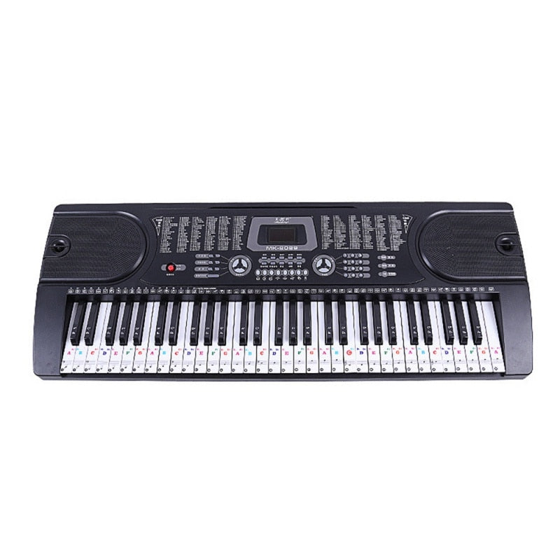 Transparent Piano Keyboard Note Stickers 88-Key Set by HitMyNeed
