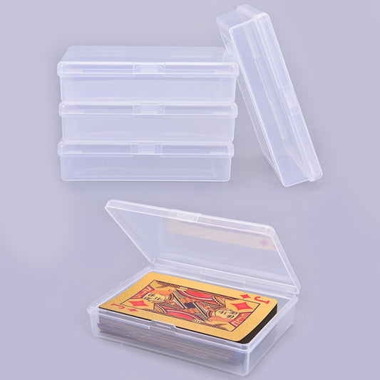 Transparent Plastic Playing Card Storage Case by HitMyNeed
