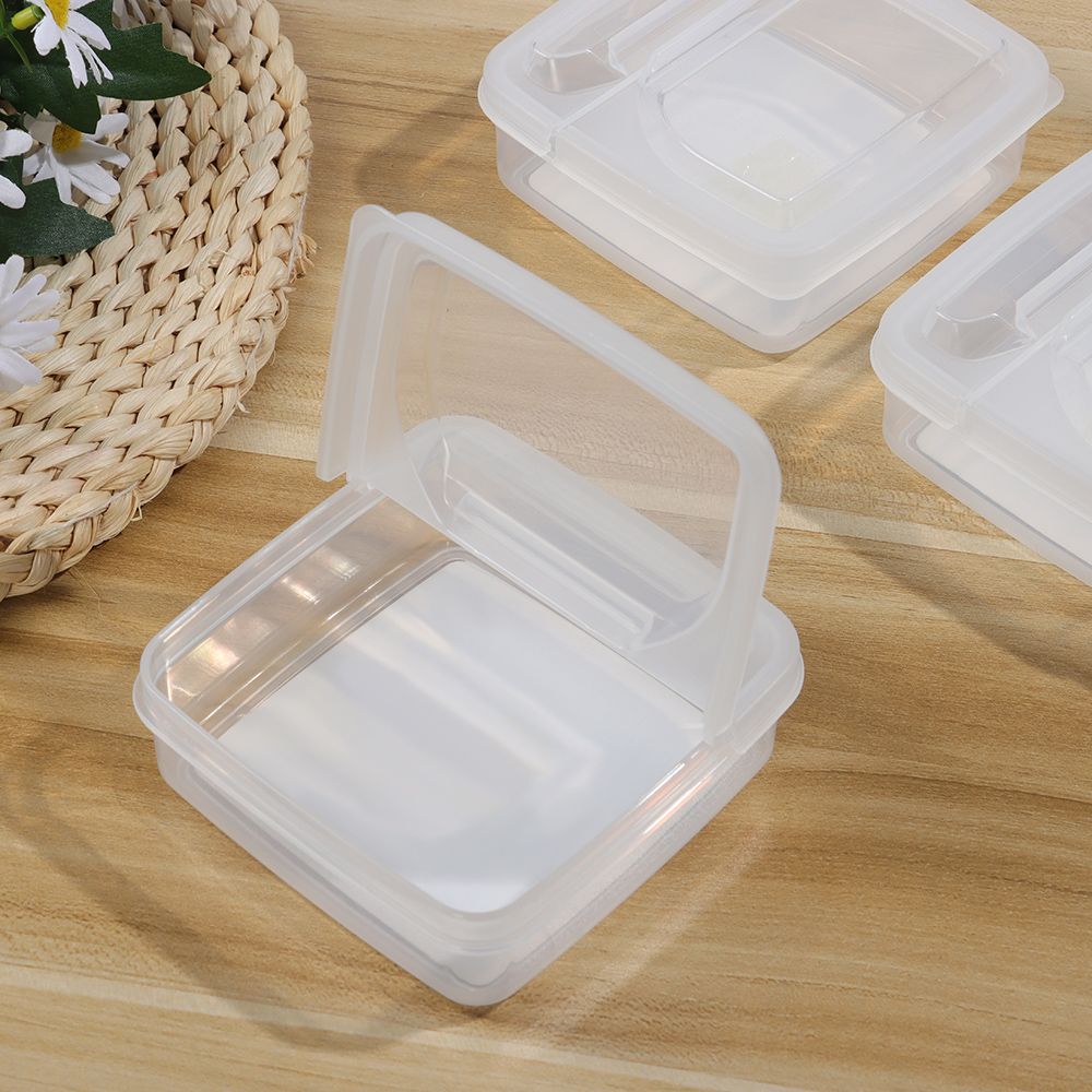 Transparent Plastic Sliced Cheese Storage Container by HitMyNeed