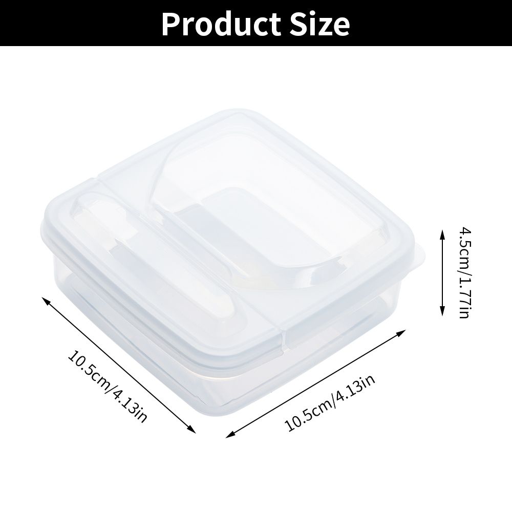 Transparent Plastic Sliced Cheese Storage Container by HitMyNeed
