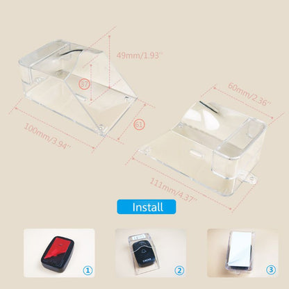 Transparent Rain Cover for Ring Doorbell by HitMyNeed