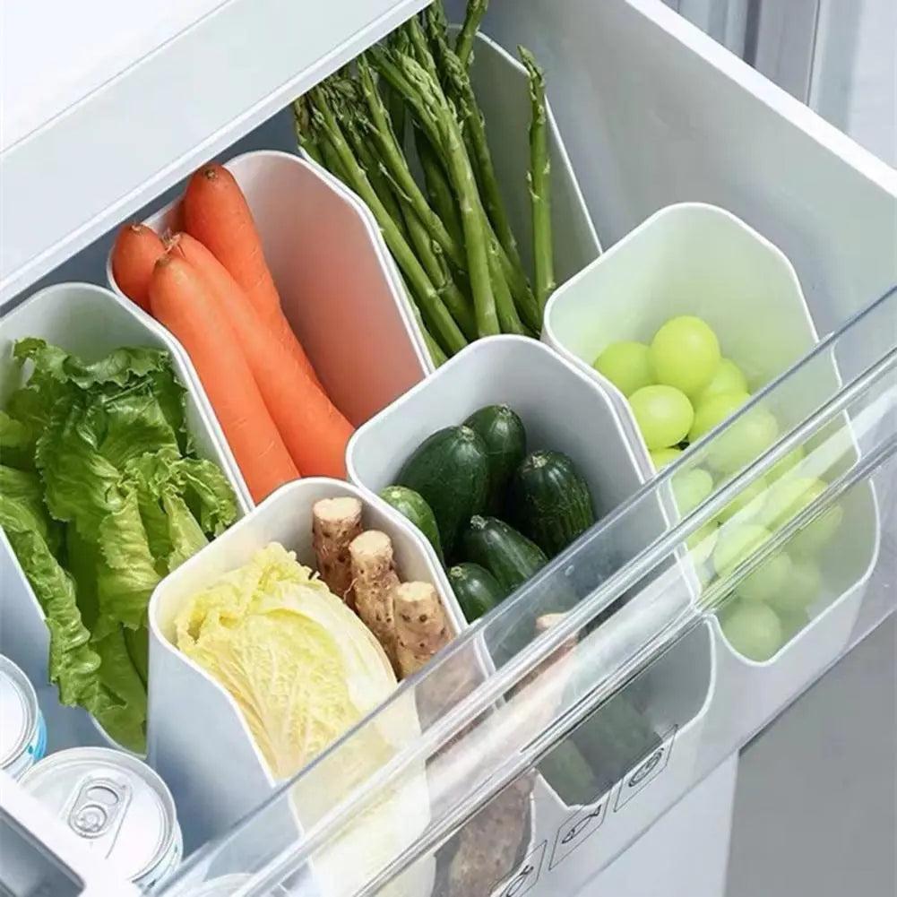 Transparent Refrigerator Organizer Bins Set by HitMyNeed
