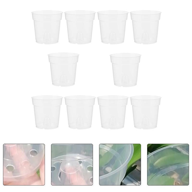 Transparent Resin Planting Cups Set of 10 by HitMyNeed