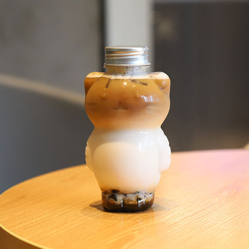 Transparent Reusable Cat Water Bottle 350ml / 500ml by HitMyNeed