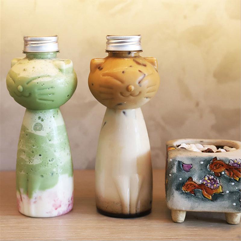 Transparent Reusable Cat Water Bottle 350ml / 500ml 350ml by HitMyNeed