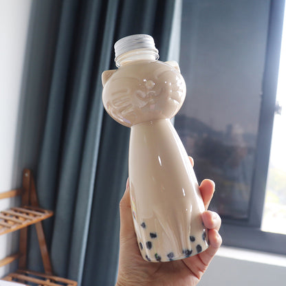 Transparent Reusable Cat Water Bottle 350ml / 500ml by HitMyNeed