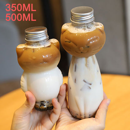Transparent Reusable Cat Water Bottle 350ml / 500ml 500ml by HitMyNeed