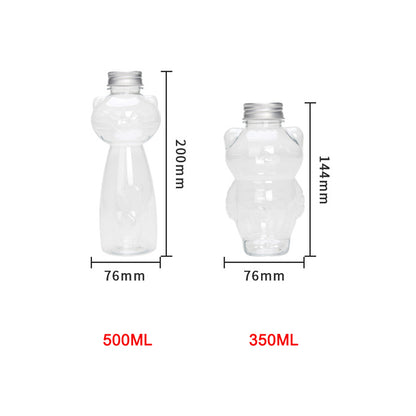 Transparent Reusable Cat Water Bottle 350ml / 500ml by HitMyNeed