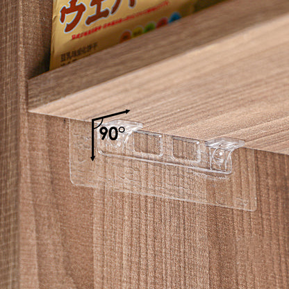 Transparent Self-Adhesive Shelf Support Brackets 8pcs by HitMyNeed