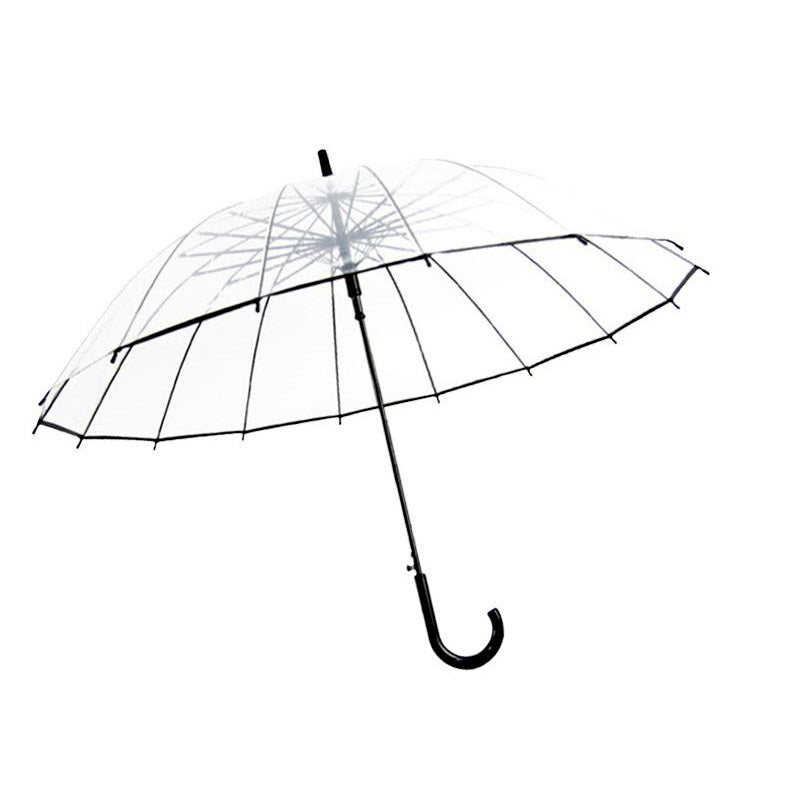 Transparent Semi-Automatic Umbrella Parasol by HitMyNeed