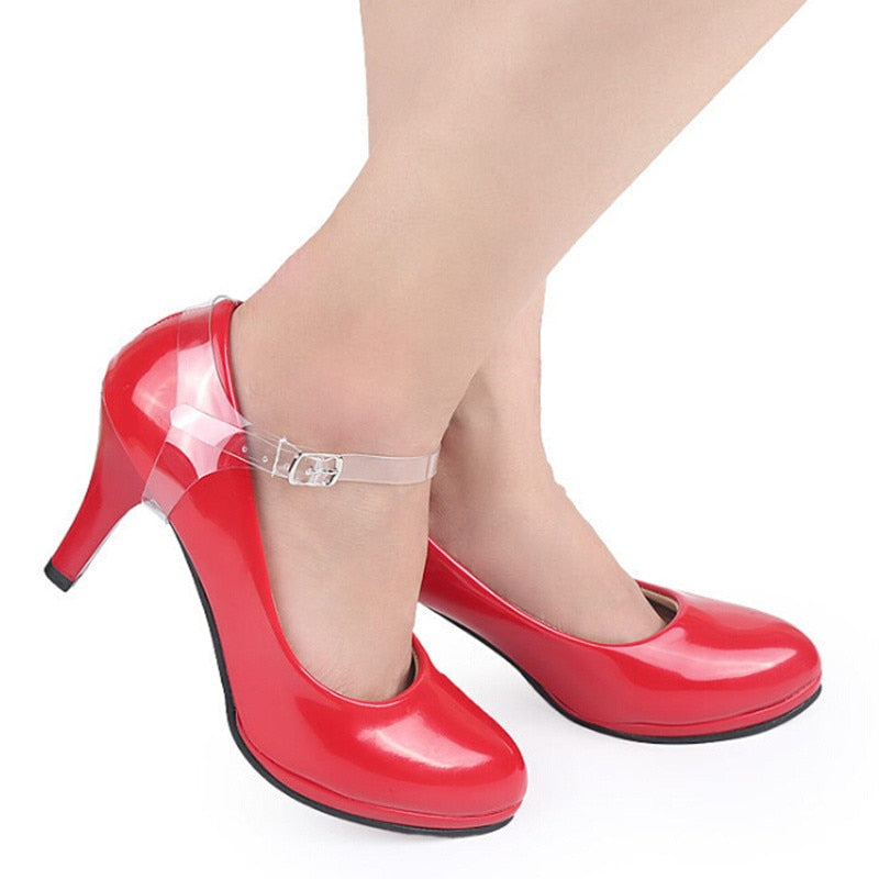 Transparent Shoe Straps for High Heels (Pair) by HitMyNeed