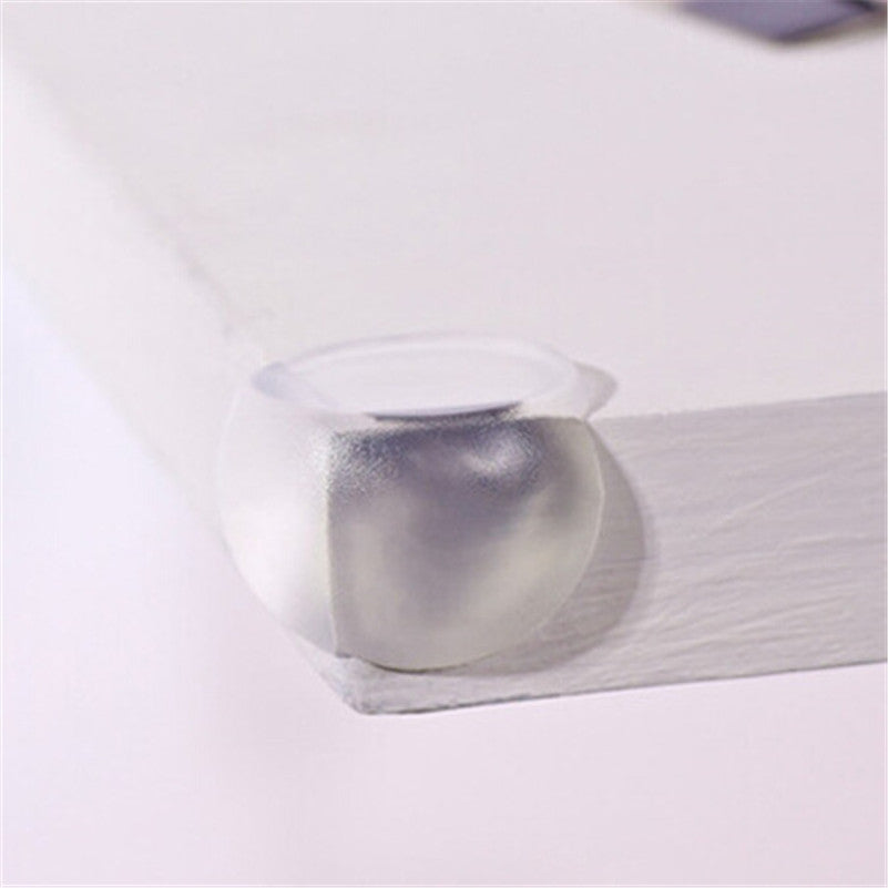 Transparent Silicone Table Corner Protectors (4pcs) by HitMyNeed
