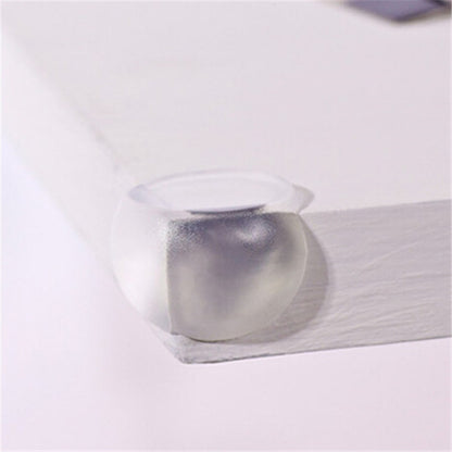 Transparent Silicone Table Corner Protectors (4pcs) by HitMyNeed
