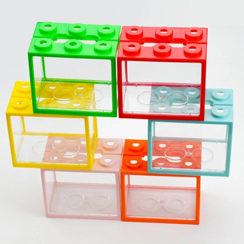 Transparent Stackable Acrylic Fish Tank 12 x 8 x 10 cm by HitMyNeed
