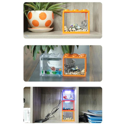 Transparent Stackable Acrylic Fish Tank 12 x 8 x 10 cm by HitMyNeed
