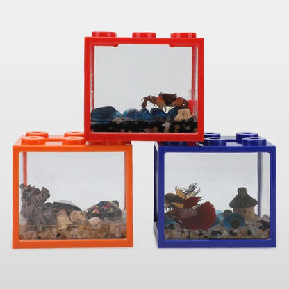 Transparent Stackable Acrylic Fish Tank 12 x 8 x 10 cm by HitMyNeed