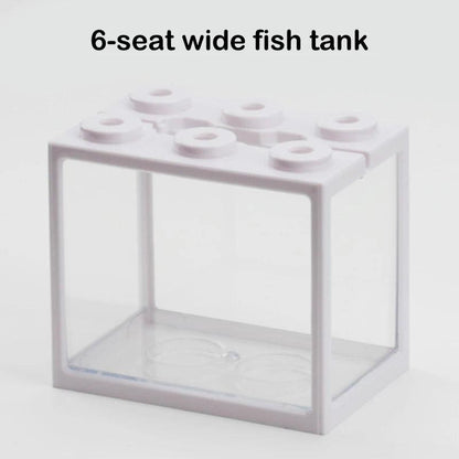 Transparent Stackable Acrylic Fish Tank 12 x 8 x 10 cm a by HitMyNeed