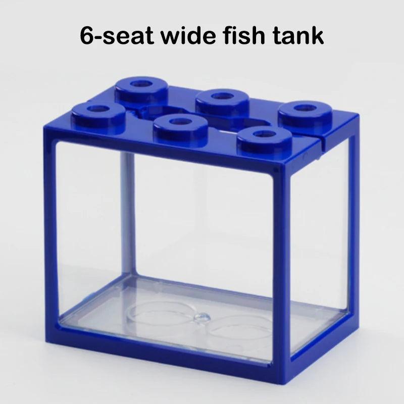 Transparent Stackable Acrylic Fish Tank 12 x 8 x 10 cm b by HitMyNeed