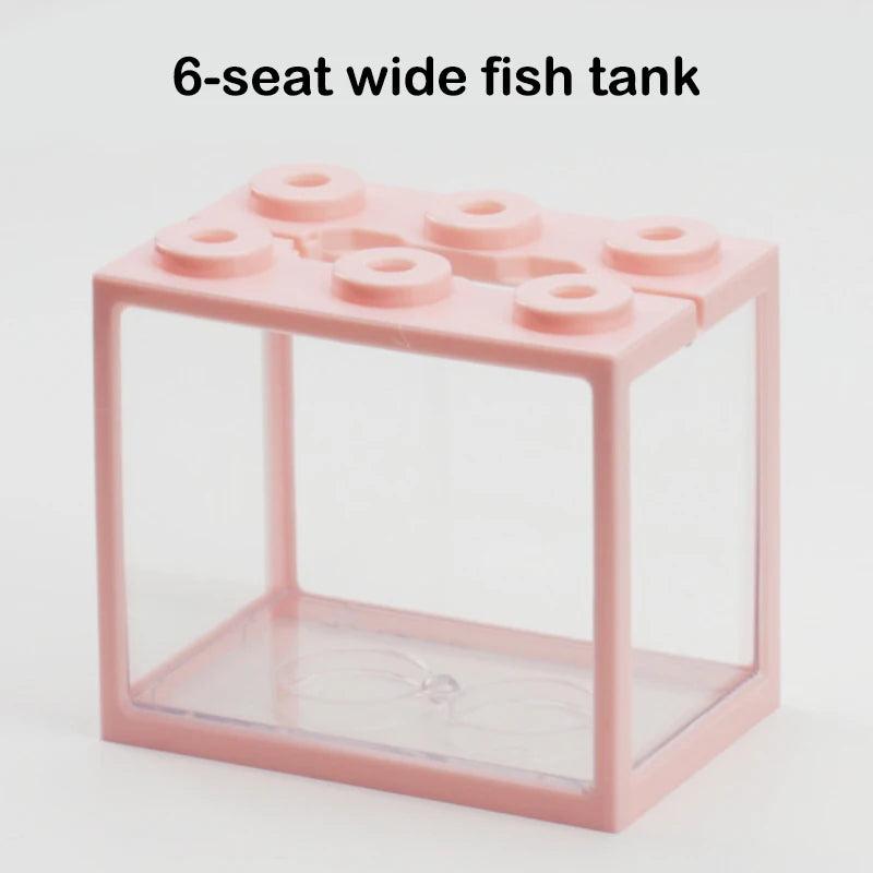 Transparent Stackable Acrylic Fish Tank 12 x 8 x 10 cm d by HitMyNeed