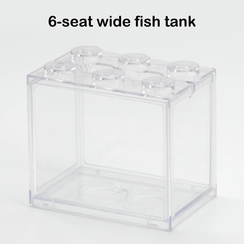 Transparent Stackable Acrylic Fish Tank 12 x 8 x 10 cm g by HitMyNeed