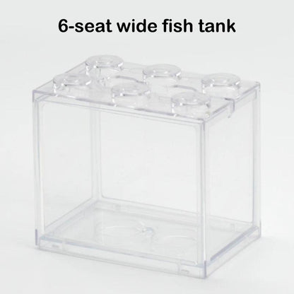Transparent Stackable Acrylic Fish Tank 12 x 8 x 10 cm g by HitMyNeed