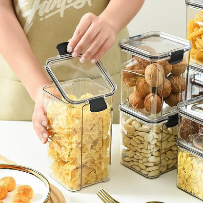 Transparent Stackable Food Storage Box with Seal by HitMyNeed