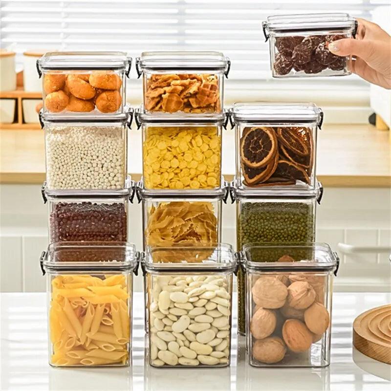 Transparent Stackable Food Storage Box with Seal by HitMyNeed