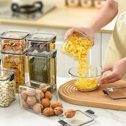Transparent Stackable Food Storage Box with Seal by HitMyNeed