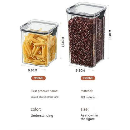 Transparent Stackable Food Storage Box with Seal by HitMyNeed