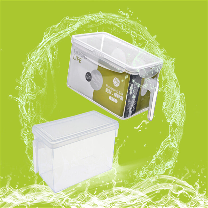 Transparent Stackable Kitchen Storage Containers by HitMyNeed