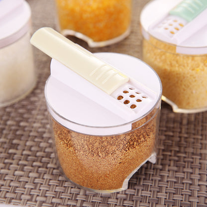 Transparent Stackable Spice Jars Set of 5 by HitMyNeed