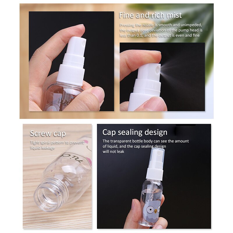 Transparent Travel Spray Bottle 40ml by HitMyNeed