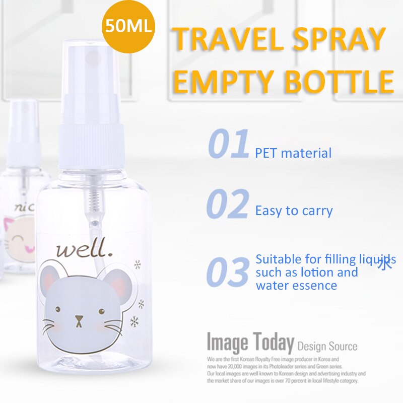 Transparent Travel Spray Bottle 40ml by HitMyNeed