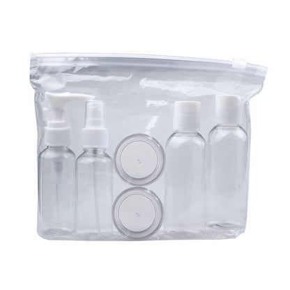 Transparent Travel Toiletry Bottle Set (6 Piece) by HitMyNeed