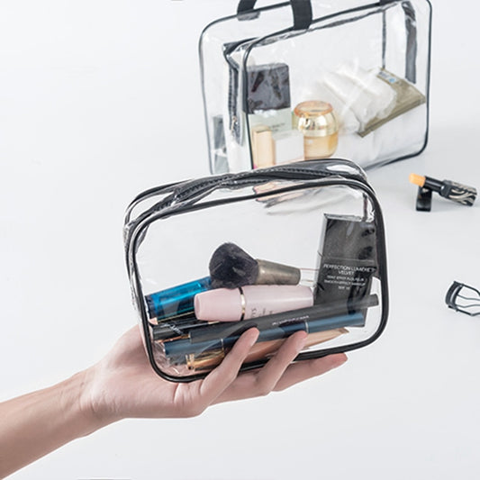 Transparent Travel Toiletry Pouch Organizer by HitMyNeed