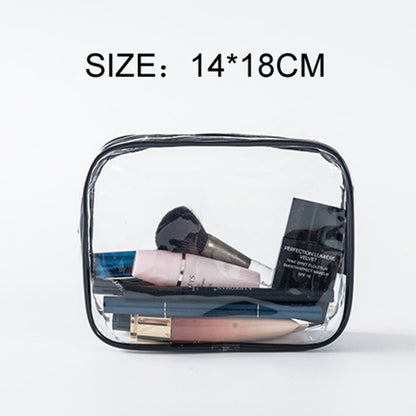 Transparent Travel Toiletry Pouch Organizer by HitMyNeed