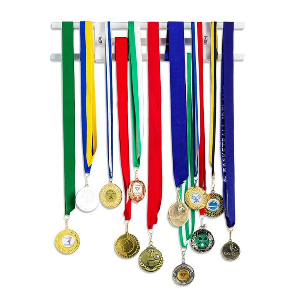 Transparent Wall Medal Holder Acrylic Display Rack by HitMyNeed
