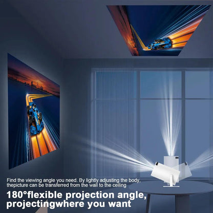 Transpeed 4K Android 11 WiFi 6 Portable Projector by HitMyNeed
