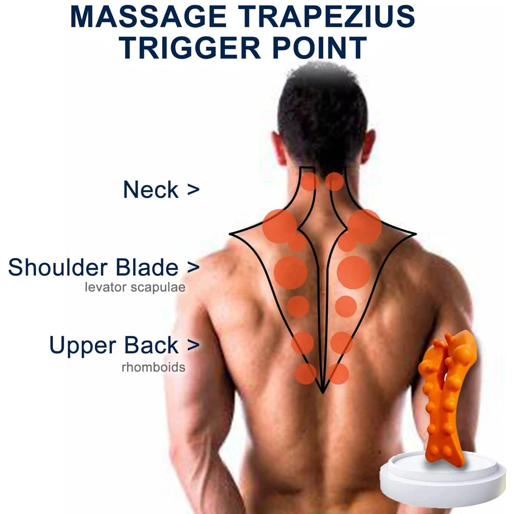 Trapezius Trigger Point & TMJ Neck Massage Tool by HitMyNeed