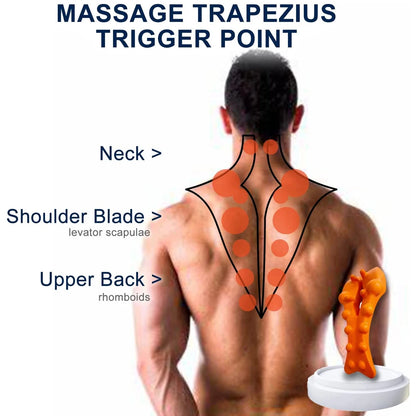 Trapezius Trigger Point & TMJ Neck Massage Tool by HitMyNeed