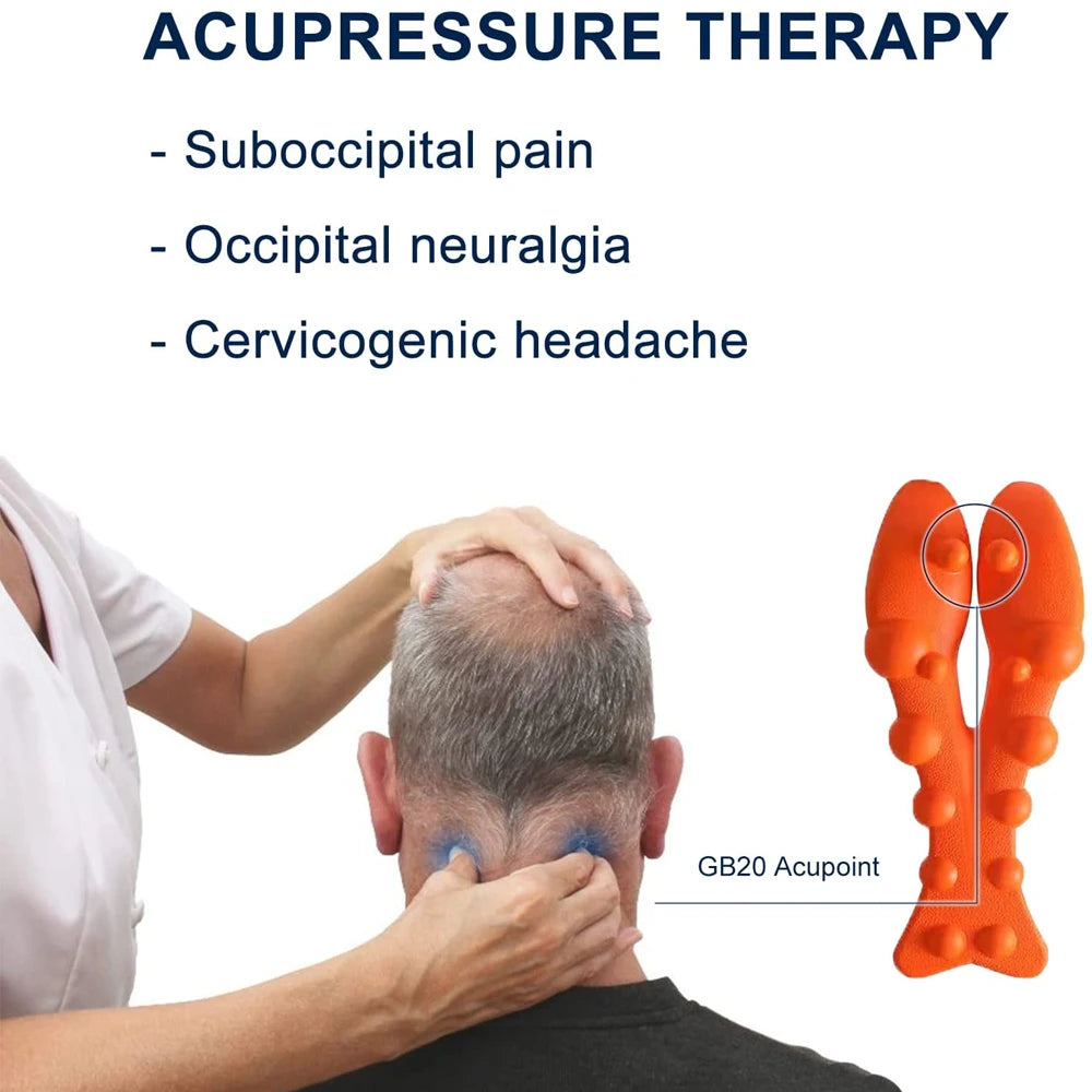 Trapezius Trigger Point & TMJ Neck Massage Tool by HitMyNeed
