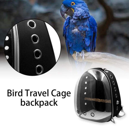 Travel Clear Parrot Backpack Carrier by HitMyNeed