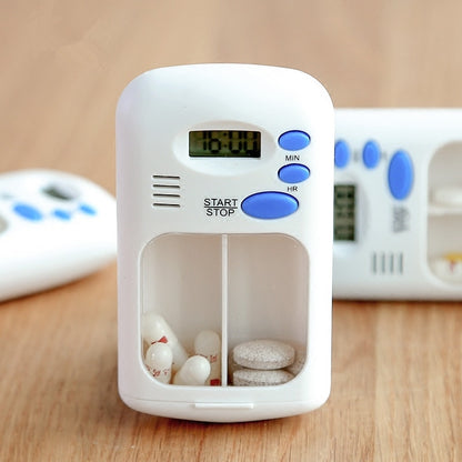 Travel Electronic Pill Case with Timer Alarm by HitMyNeed