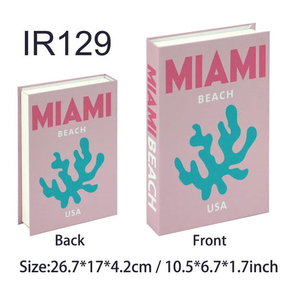 Travel Fake Book Decor Storage Box 27 open by HitMyNeed