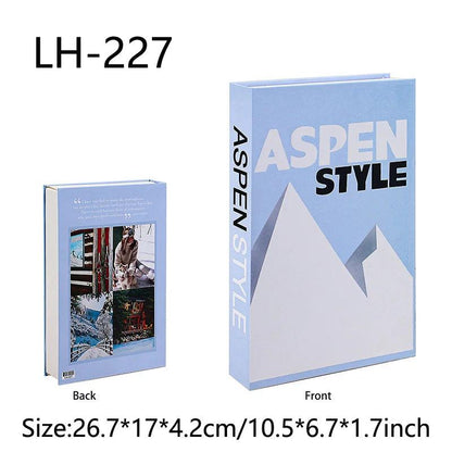 Travel Fake Book Decor Storage Box 4 open by HitMyNeed