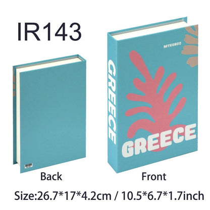 Travel Fake Book Decor Storage Box 41 open by HitMyNeed