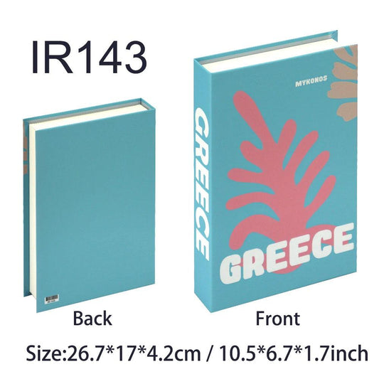 Travel Fake Book Decor Storage Box 41 open by HitMyNeed